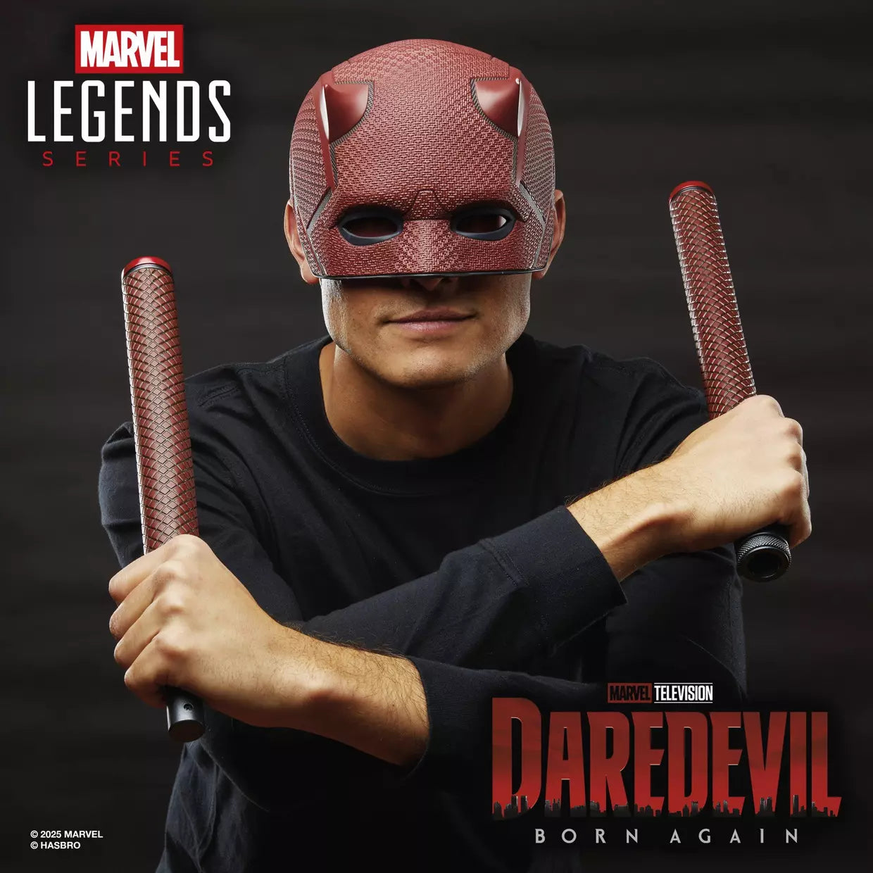 🔥PRESALE🔥Daredevil: Born Again Marvel Legends Daredevil Premium Roleplay Mask and Billy Clubs (Hasbro)