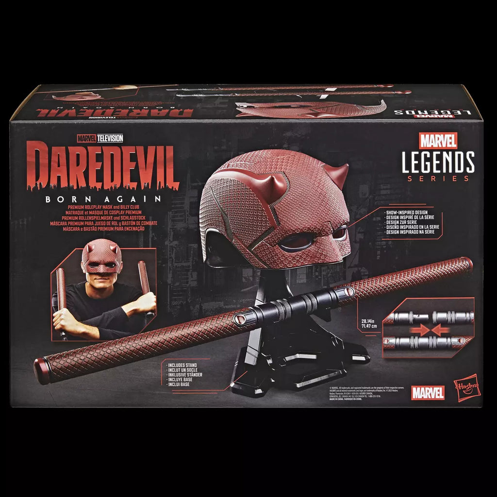 🔥PRESALE🔥Daredevil: Born Again Marvel Legends Daredevil Premium Roleplay Mask and Billy Clubs (Hasbro)