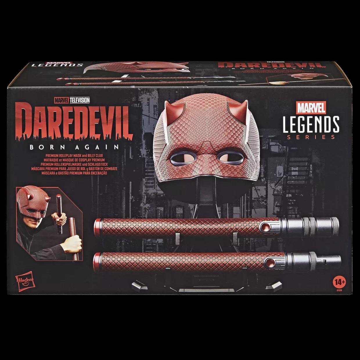 🔥PRESALE🔥Daredevil: Born Again Marvel Legends Daredevil Premium Roleplay Mask and Billy Clubs (Hasbro)