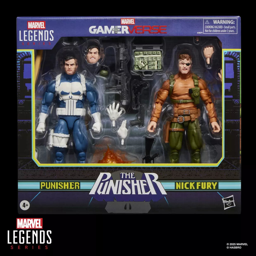 🔥PRESALE🔥The Punisher Marvel Legends Gamerverse Punisher & Nick Fury Action Figure Two-Pack (Hasbro)