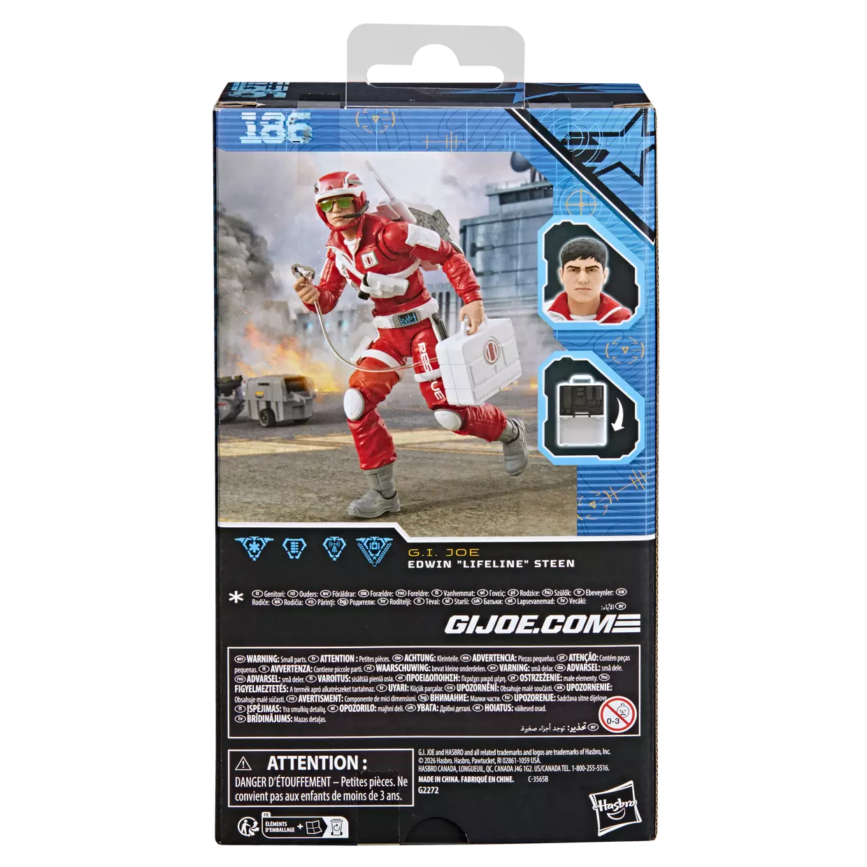 🔥PRESALE🔥G.I. Joe Classified Series #186 Edwin "Lifeline" Steen Action Figure (Hasbro)