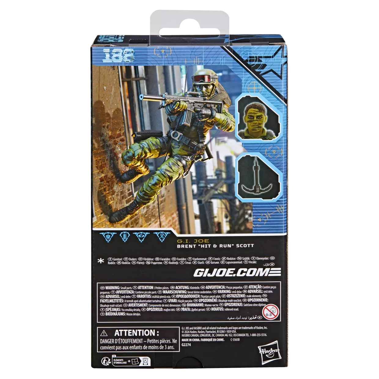 🔥PRESALE🔥G.I. Joe Classified Series #188 Brent "Hit & Run" Scott Action Figure (Hasbro)