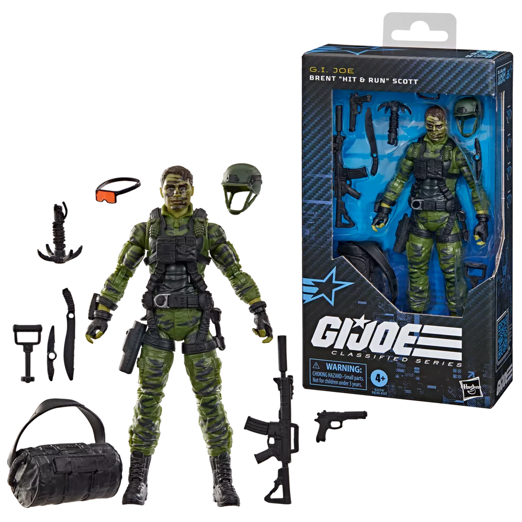 🔥PRESALE🔥G.I. Joe Classified Series #188 Brent "Hit & Run" Scott Action Figure (Hasbro)