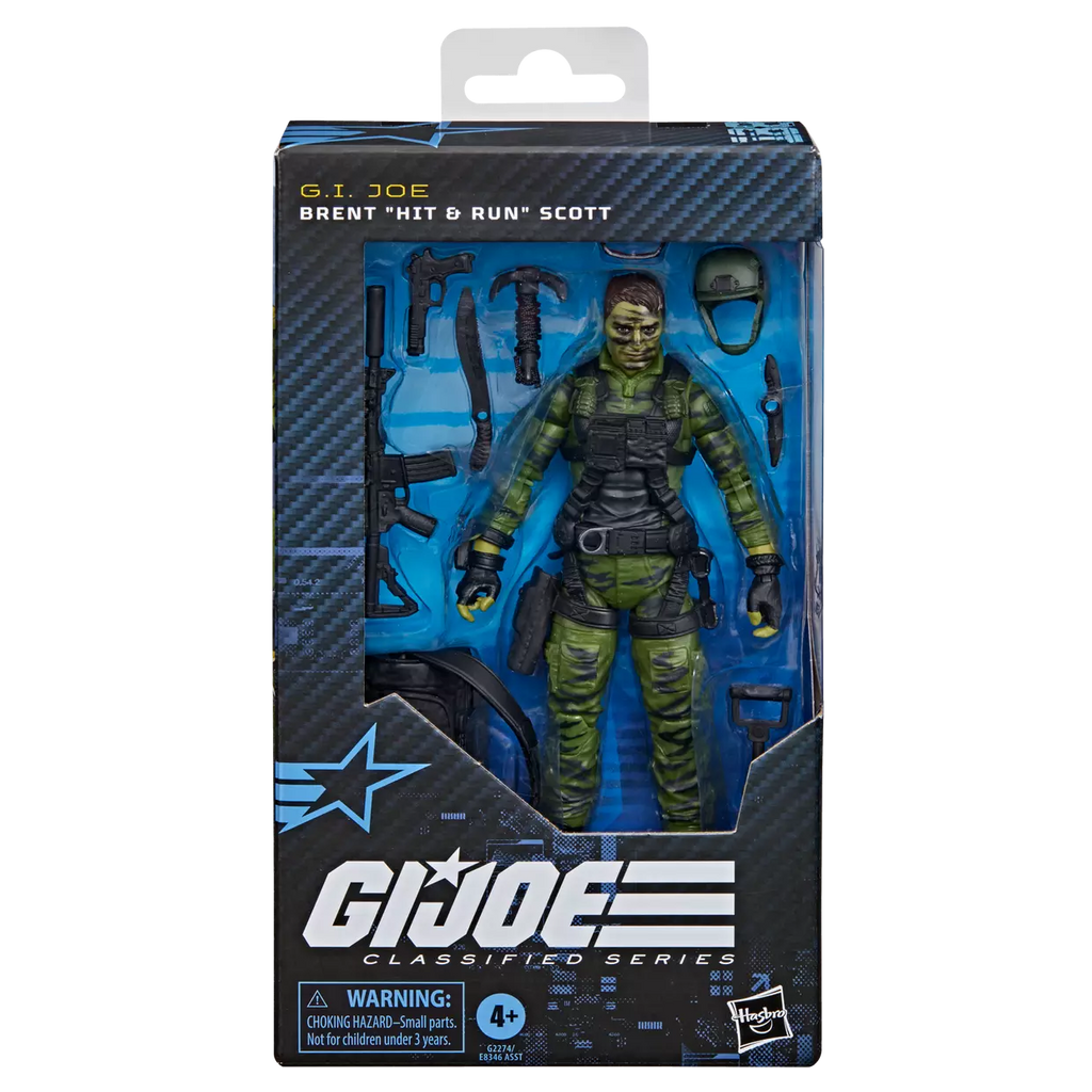 🔥PRESALE🔥G.I. Joe Classified Series #188 Brent "Hit & Run" Scott Action Figure (Hasbro)