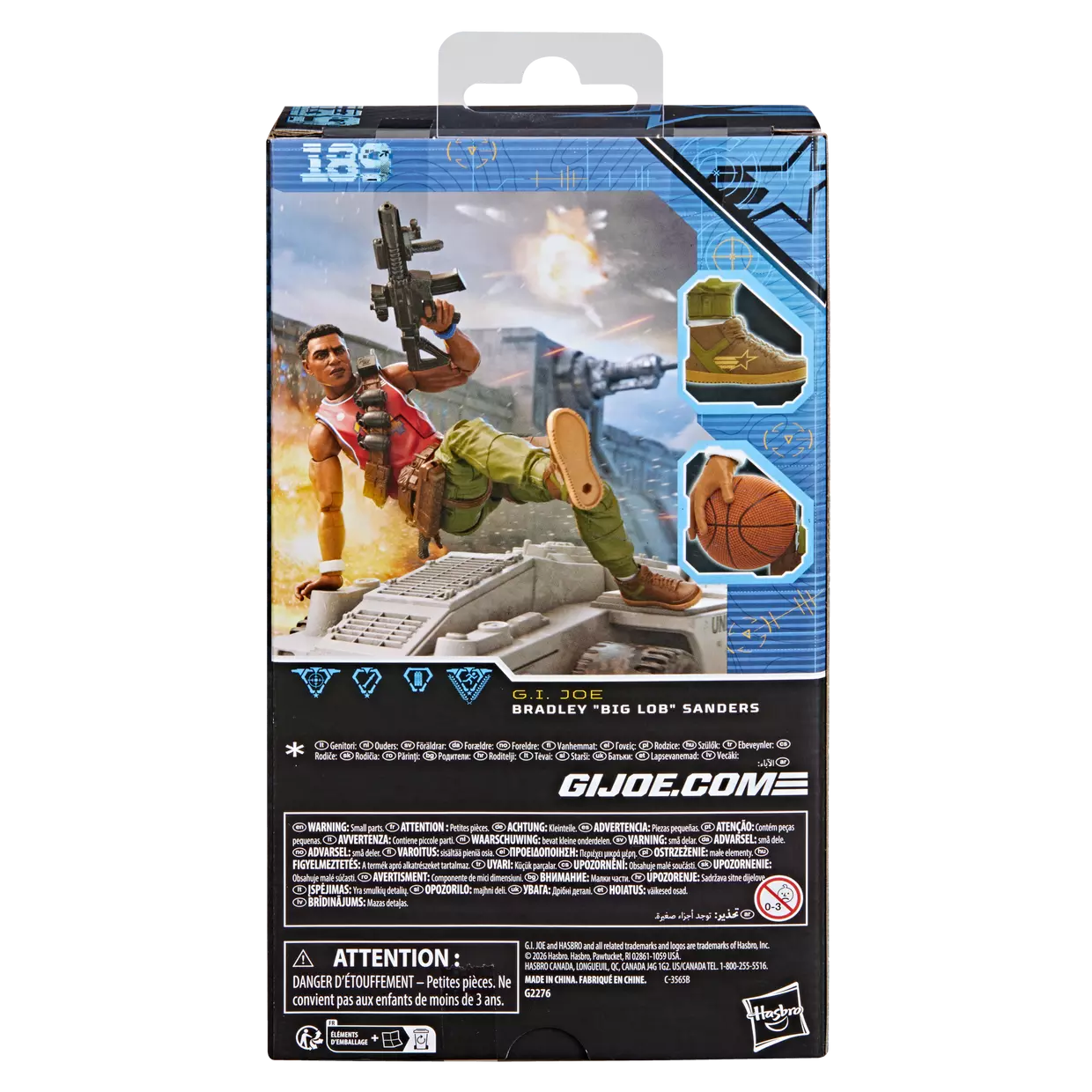 🔥PRESALE🔥G.I. Joe Classified Series #189 Bradley "Big Lob" Sanders Action Figure (Hasbro)