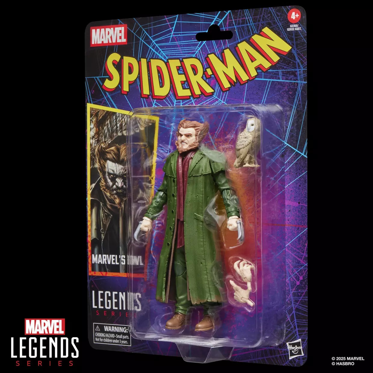 🔥PRESALE🔥Spider-Man Marvel Legends Retro Collection Owl Action Figure (Hasbro)