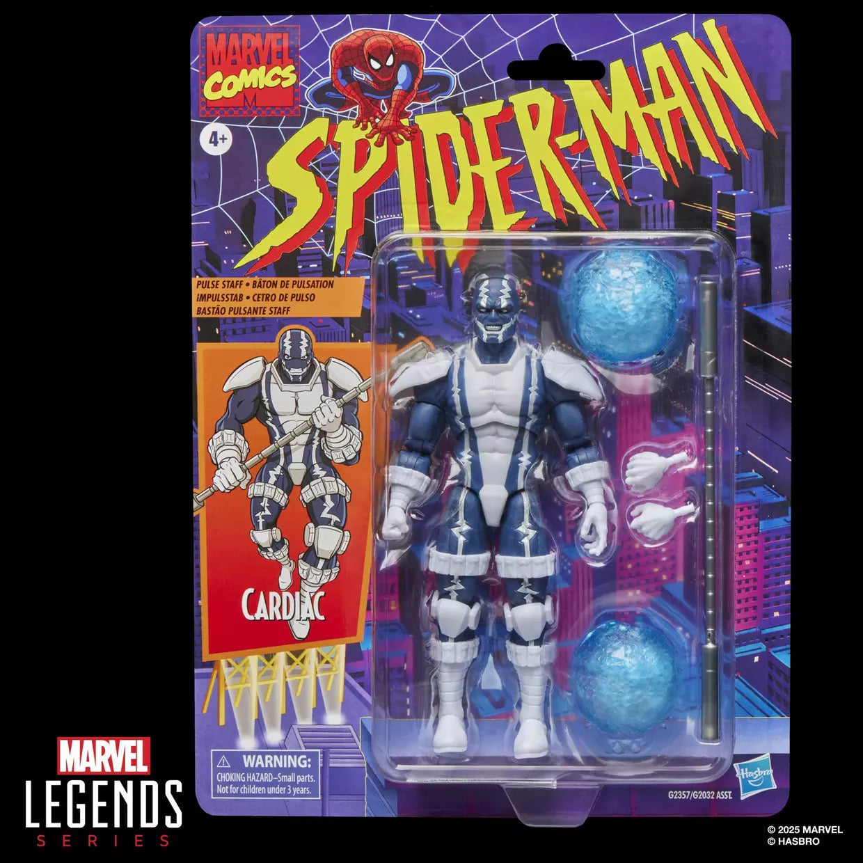 🔥PRESALE🔥Spider-Man Marvel Legends Retro Collection Cardiac Action Figure (Hasbro)
