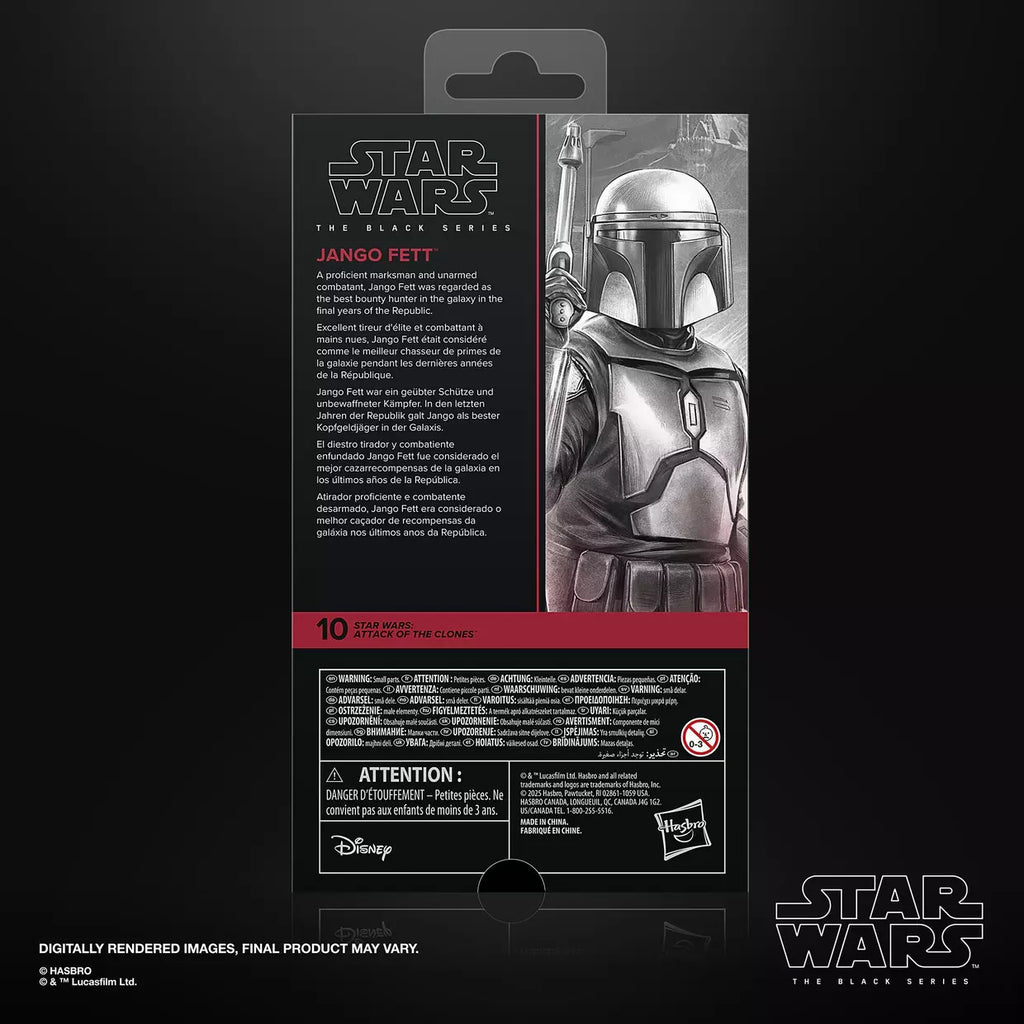 Star Wars: The Black Series Jango Fett (Attack of the Clones) Action Figure (Hasbro)