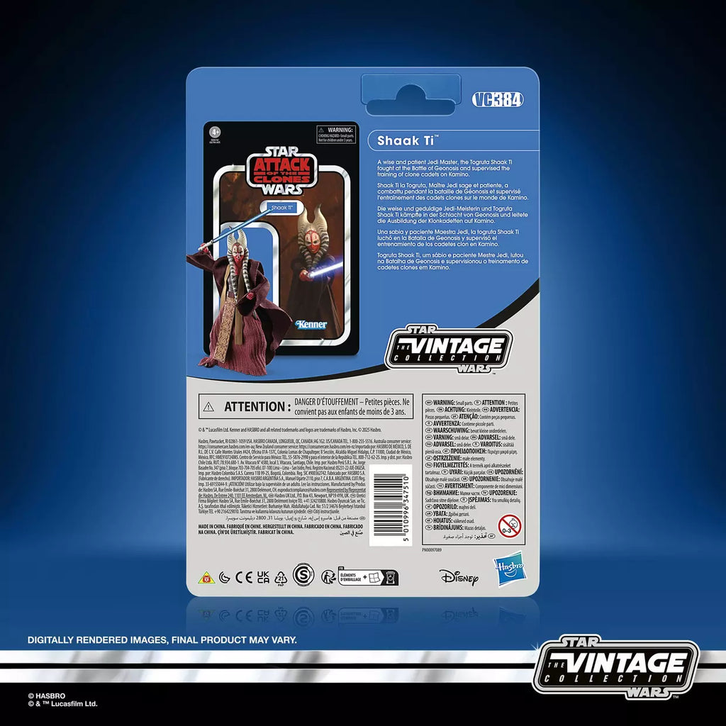 🔥PRESALE🔥Star Wars: The Vintage Collection Shaak Ti (Attack of the Clones) Action Figure (Hasbro)