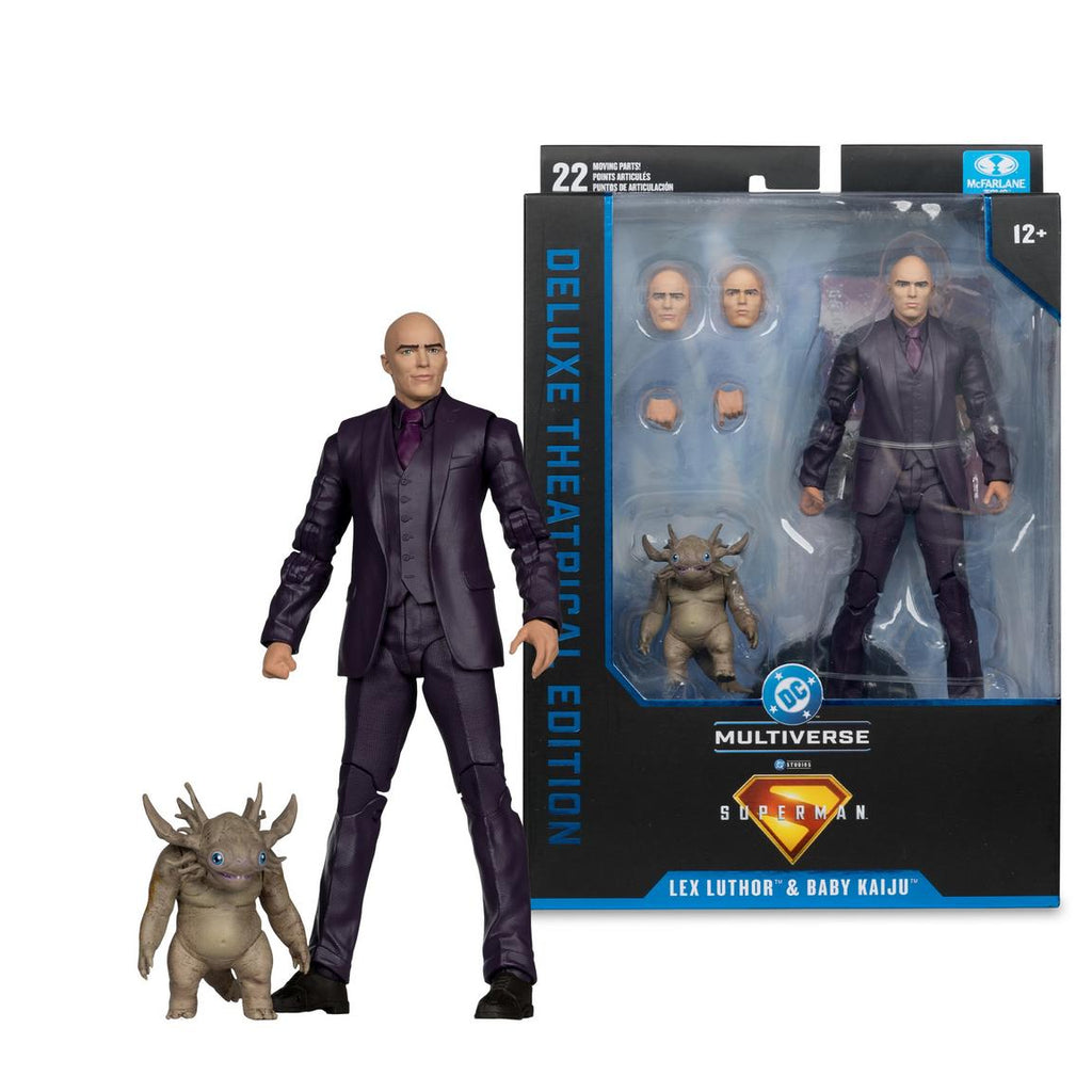 Superman (2025) DC Multiverse Lex Luthor & Baby Kaiju (Deluxe Theatrical Edition) Action Figure (McFarlane Toys)