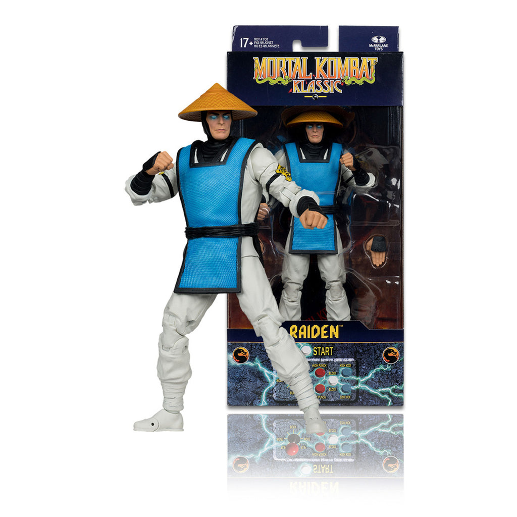 🔥PRESALE🔥Mortal Kombat Klassic Raiden 7" Action Figure (McFarlane Toys)