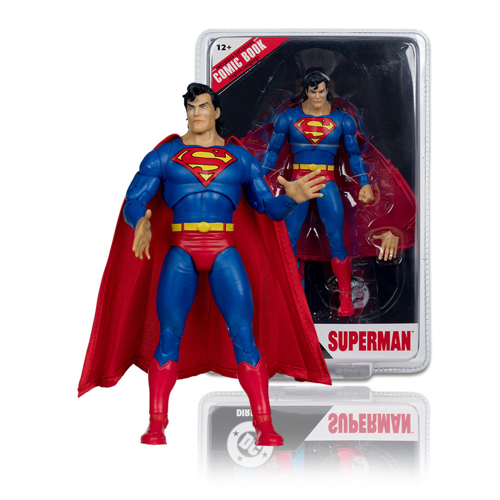Zero Hour: Crisis in Time DC Page Punchers Superman 7" Action Figure with Comic (McFarlane Toys)