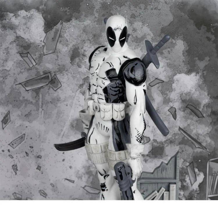 Marvel Comics Gold Label Deadpool (Line Art Ver.) (The New Mutants #98) 1/10 Scale Figure (McFarlane Toys)