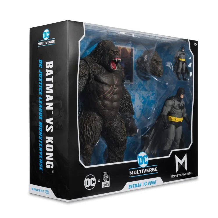 Justice League vs. Godzilla vs. Kong DC Multiverse Batman vs. Kong Action Figure Two-Pack (McFarlane Toys)