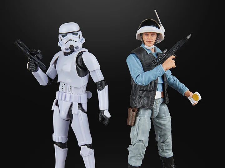 Star Wars The Black Series A New Hope Rebel Trooper & Stormtrooper Action Figure Set (Hasbro)