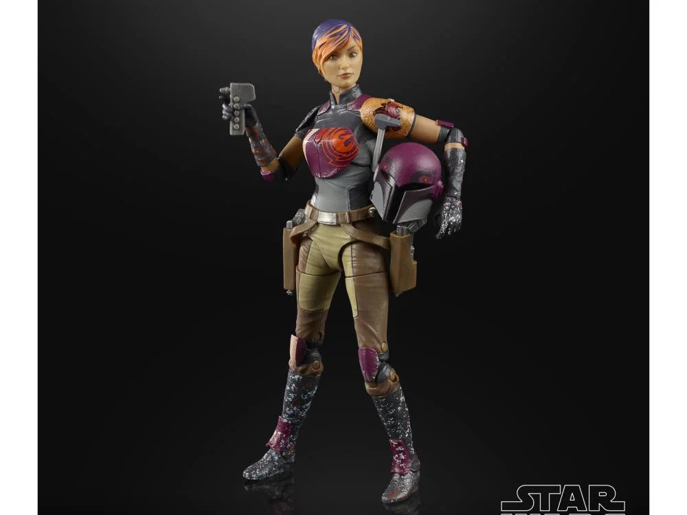 Star Wars The Black Series Rebels Sabine Wren 6-Inch Action Figure (Hasbro)