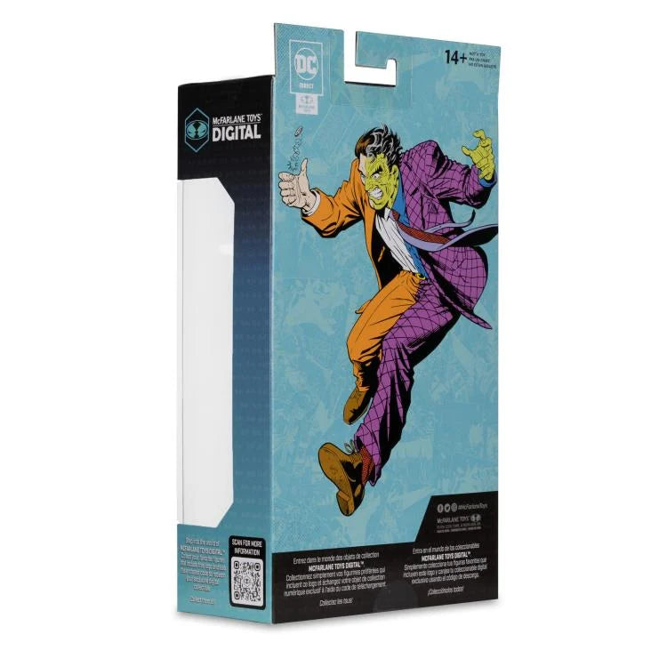 DC: The Silver Age Two-Face 7" Action Figure (With Digital Code) (McFarlane Toys)