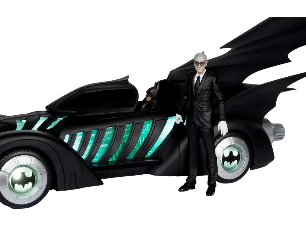 Batman Forever DC Multiverse Gold Label Alfred Pennyworth & Batmobile Set (McFarlane Toys)