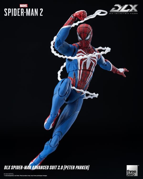 🔥PRESALE🔥Marvel's Spider-Man 2 DLX Spider-Man Advanced Suit 2.0 (Peter Parker) Action Figure (Threezero)