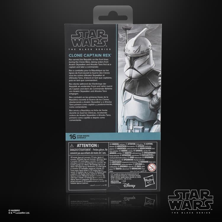 Star Wars: The Black Series 6" Clone Captain Rex (Ahsoka) Action Figure (Hasbro)