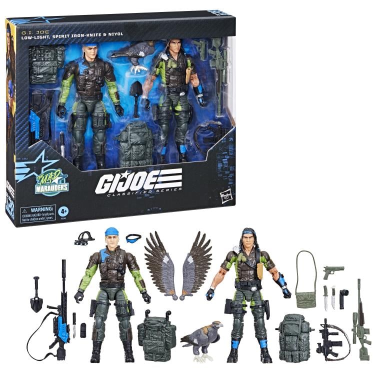 G.I. Joe Classified Series #128 Mad Marauders Low-Light, Spirit Iron-Knife and Niyol Exclusive Action Figure Three-Pack (Hasbro)