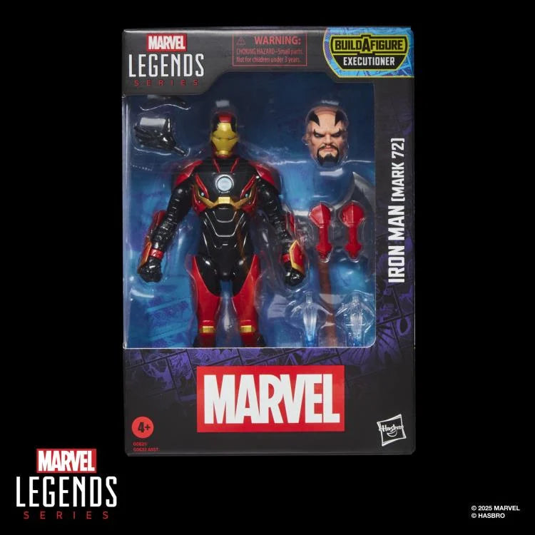 🔥PRESALE🔥Iron Man Marvel Legends Iron Man (Mark 72) Action Figure (Executioner BAF) (Hasbro)