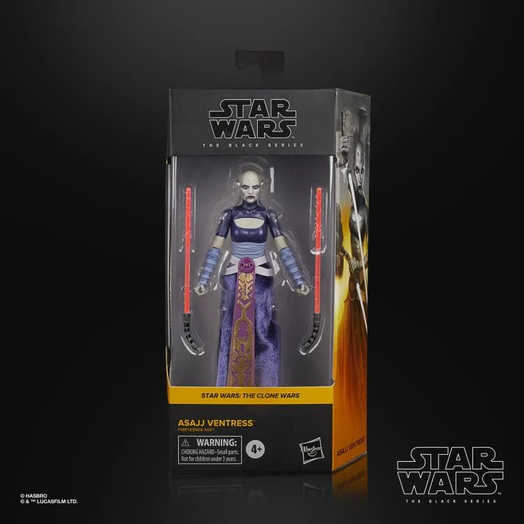 Star Wars: The Black Series 6" Asajj Ventress (The Clone Wars) Action Figure (Hasbro)