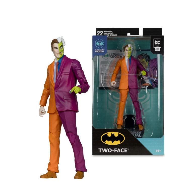 DC: The Silver Age Two-Face 7" Action Figure (With Digital Code) (McFarlane Toys)