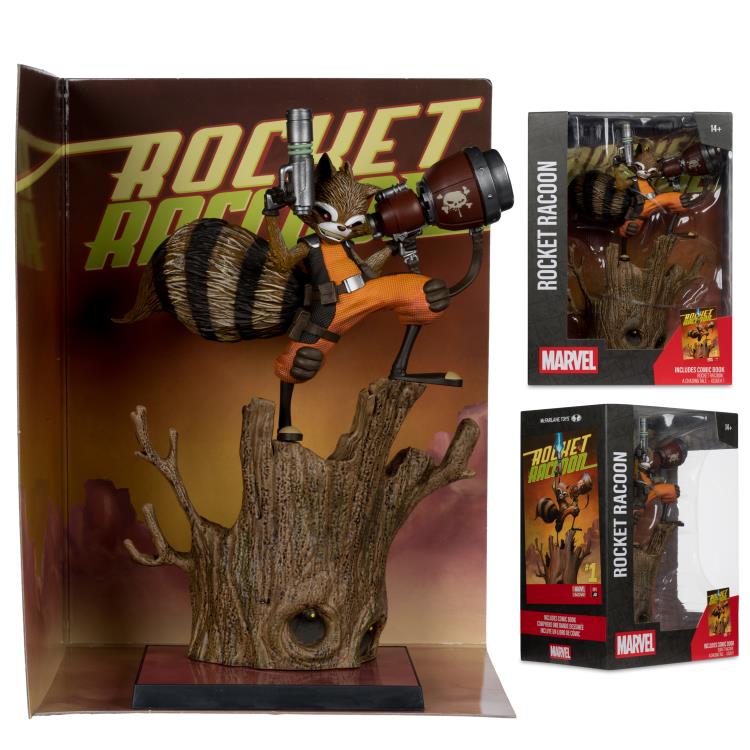 Marvel Comics Rocket Raccoon (Rocket Raccoon: A Chasing Tale #1) 1/6 Scale Figure (McFarlane Toys)