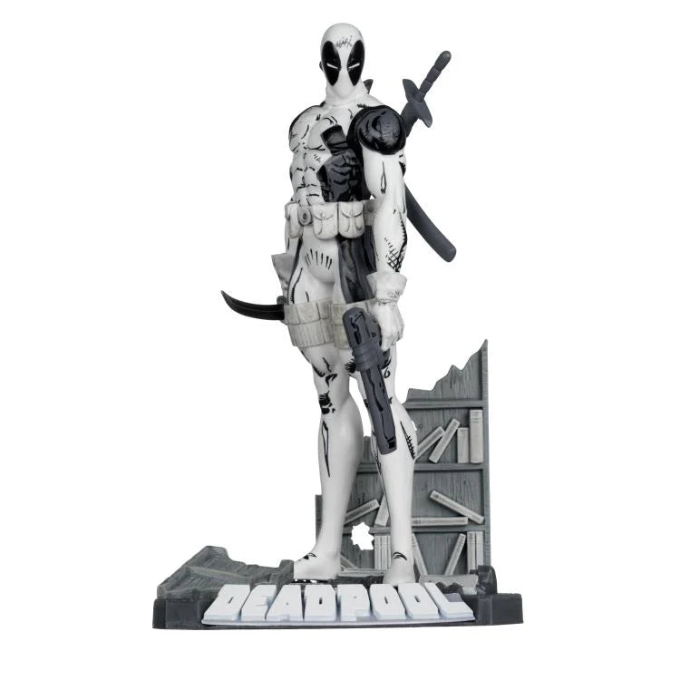 Marvel Comics Gold Label Deadpool (Line Art Ver.) (The New Mutants #98) 1/10 Scale Figure (McFarlane Toys)
