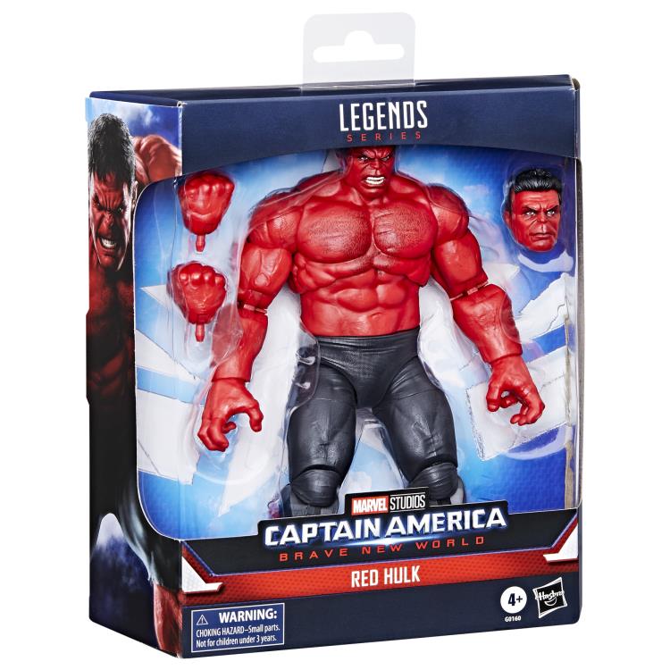Captain America: Brave New World Marvel Legends Red Hulk Deluxe Action Figure (Hasbro)