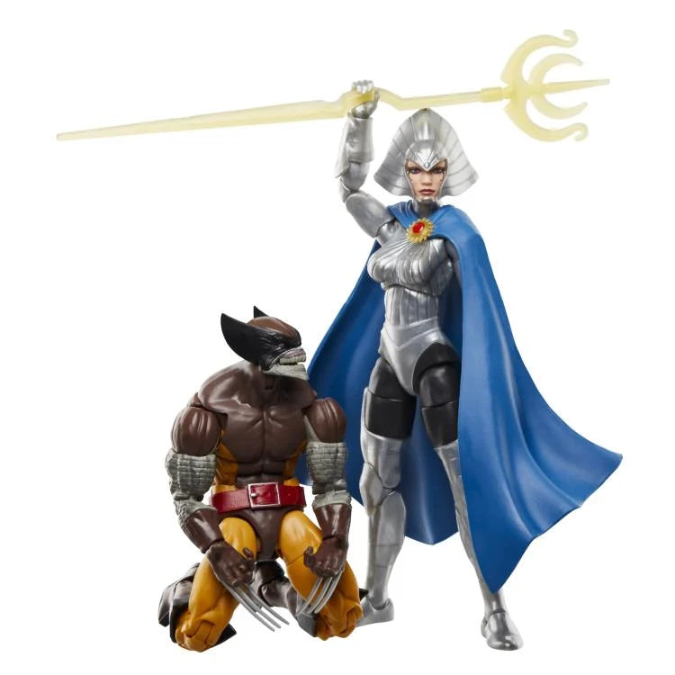 Wolverine 50th Anniversary Marvel Legends Wolverine and Lilandra Neramani Action Figure Two-Pack (Hasbro)