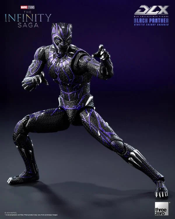 🔥PRESALE🔥Marvel: The Infinity Saga DLX Black Panther (Kinetic Energy Charged) 1/12 Scale Action Figure (Threezero)