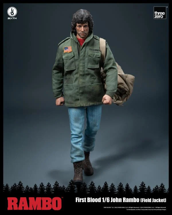🔥PRESALE🔥Rambo: First Blood John Rambo (Field Jacket) 1/6 Scale Action Figure (Threezero)