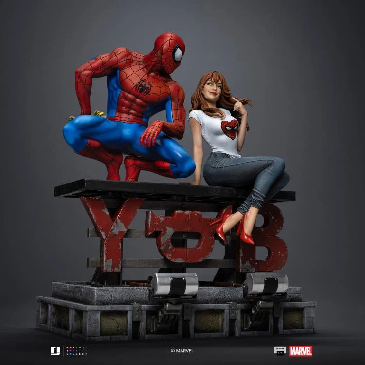 🔥PRESALE🔥Marvel Comics Spider-Man and Mary Jane 1/6 Scale Limited Edition Diorama (Iron Studios)