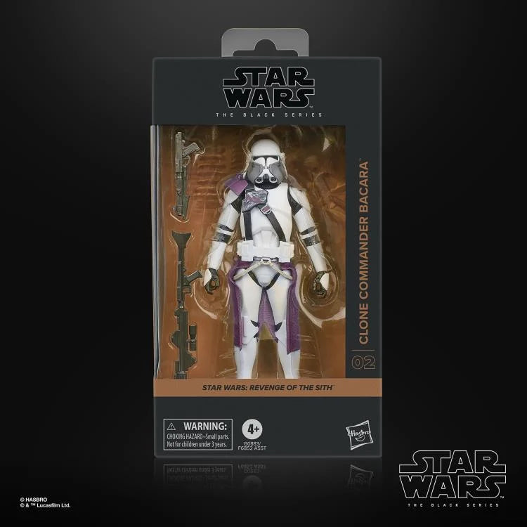 Star Wars: The Black Series 6" Clone Commander Bacara (Revenge of the Sith) Action Figure (Hasbro)