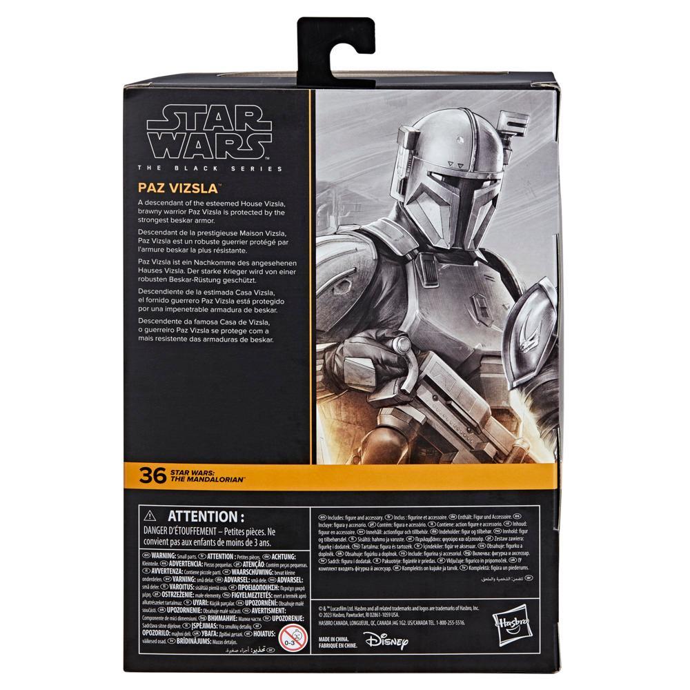 Star Wars The Black Series The Mandalorian Paz Vizsla 6-Inch Deluxe Action Figure (Hasbro)