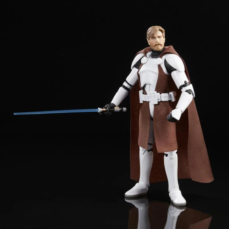 Star Wars: The Black Series 6" Clone Commander Obi-Wan Kenobi (The Clone Wars) Action Figure (Hasbro)