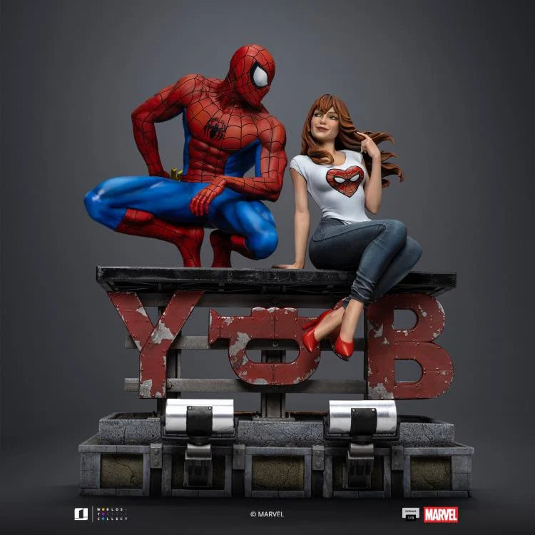 🔥PRESALE🔥Marvel Comics Spider-Man and Mary Jane 1/6 Scale Limited Edition Diorama (Iron Studios)
