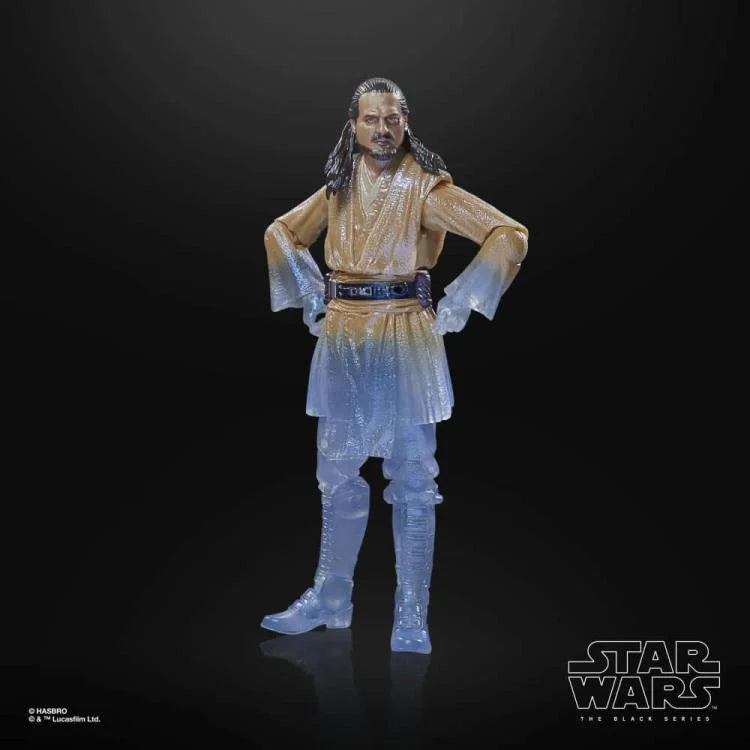 Star Wars The Black Series Qui-Gon Jinn 6-Inch (Force Spirit) Exclusive Action Figure (Hasbro)