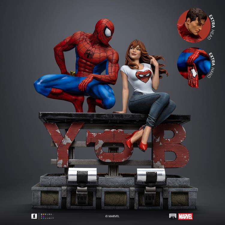 🔥PRESALE🔥Marvel Comics Spider-Man and Mary Jane 1/6 Scale Limited Edition Diorama (Iron Studios)