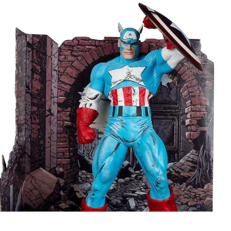 Marvel Comics Captain America (The Amazing Spider-Man #323) 1/6 Scale Figure (McFarlane Toys)