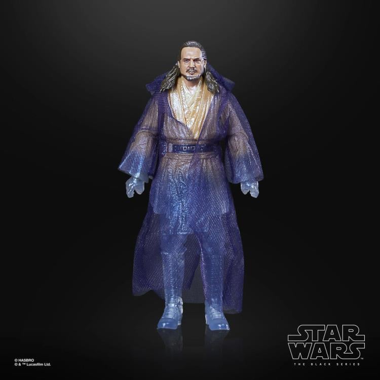 Star Wars The Black Series Qui-Gon Jinn 6-Inch (Force Spirit) Exclusive Action Figure (Hasbro)