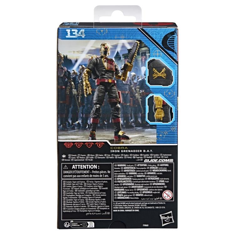 G.I. Joe Classified Series #134 Cobra Iron Grenadier B.A.T. (Hasbro)