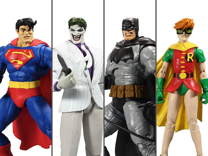 Batman: The Dark Knight Returns DC Multiverse Wave 1 Set of 4 Figures (Collect to Build: Batman's Horse) (McFarlane Toys)