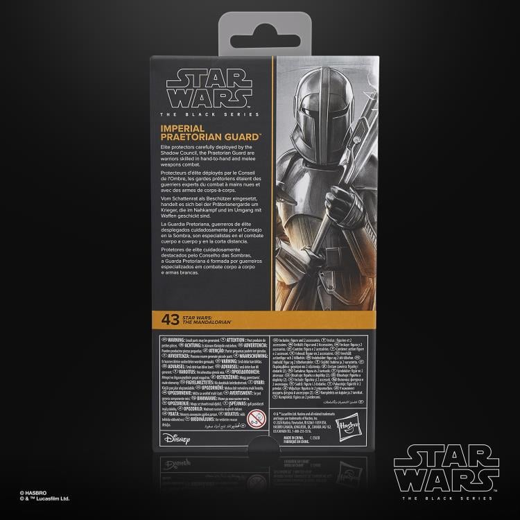 Star Wars: The Black Series 6" Imperial Praetorian Guard (The Mandalorian) Action Figure (Hasbro)