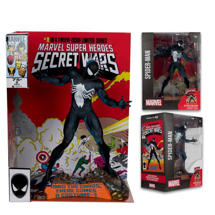 Marvel Comics Spider-Man (Secret Wars #8) 1/6 Scale Figure (McFarlane Toys)