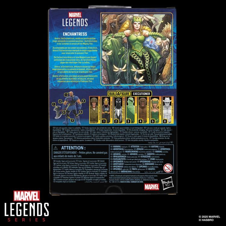 🔥PRESALE🔥Thor Marvel Legends Enchantress Action Figure (Executioner BAF) (Hasbro)