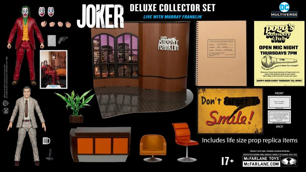 Joker DC Multiverse Deluxe Collector Set (McFarlane Toys)