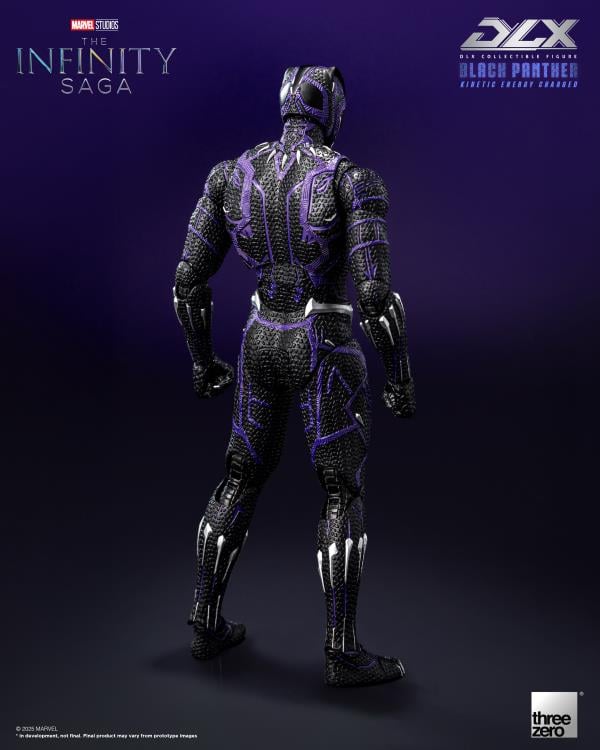 🔥PRESALE🔥Marvel: The Infinity Saga DLX Black Panther (Kinetic Energy Charged) 1/12 Scale Action Figure (Threezero)
